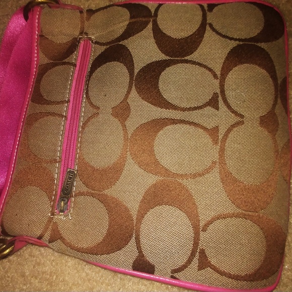 Old pink Coach EST.1941  bag